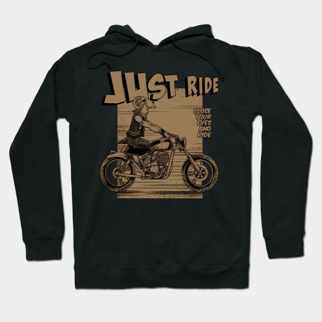 Just Ride Hoodie by akawork280